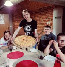 Pizza dla aktywnych działaczy Samorządu Uczniowskiego